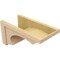 Ekena Millwork 12"W x 24"D x 12"H Wide Emerson Rough Cedar Woodgrain TimberThane Corbel, Primed Tan CORUR12X24X12EMRRCPR - alternate 6